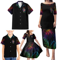 Next Time My Name Comes Out Of Your Mouth Family Matching Puletasi Dress and Hawaiian Shirt - Wonder Print Shop