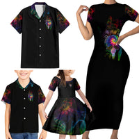 Next Time My Name Comes Out Of Your Mouth Family Matching Short Sleeve Bodycon Dress and Hawaiian Shirt - Wonder Print Shop