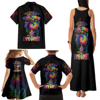 Next Time My Name Comes Out Of Your Mouth Family Matching Tank Maxi Dress and Hawaiian Shirt - Wonder Print Shop