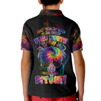 Next Time My Name Comes Out Of Your Mouth Kid Polo Shirt - Wonder Print Shop