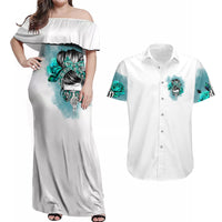 Im Not Always A Bitch Just Kidding Go Fuck Yourself Couples Matching Off Shoulder Maxi Dress and Hawaiian Shirt - Wonder Print Shop