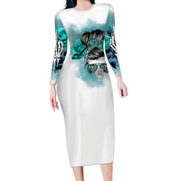 Im Not Always A Bitch Just Kidding Go Fuck Yourself Family Matching Long Sleeve Bodycon Dress and Hawaiian Shirt - Wonder Print Shop