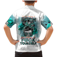 Im Not Always A Bitch Just Kidding Go Fuck Yourself Family Matching Mermaid Dress and Hawaiian Shirt - Wonder Print Shop