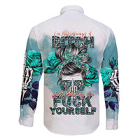 Im Not Always A Bitch Just Kidding Go Fuck Yourself Family Matching Short Sleeve Bodycon Dress and Hawaiian Shirt - Wonder Print Shop