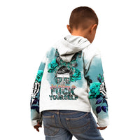 Im Not Always A Bitch Just Kidding Go Fuck Yourself Kid Hoodie - Wonder Print Shop