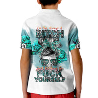 Im Not Always A Bitch Just Kidding Go Fuck Yourself Kid Polo Shirt - Wonder Print Shop
