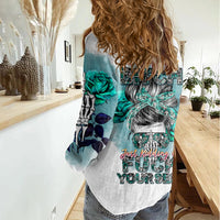 Im Not Always A Bitch Just Kidding Go Fuck Yourself Women Casual Shirt - Wonder Print Shop