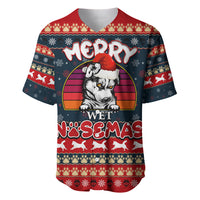 Merry Wet Nosemas Baseball Jersey Christmas Husky - Wonder Print Shop