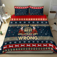 Merry Wet Nosemas Bedding Set Christmas Husky - Wonder Print Shop