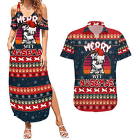 Merry Wet Nosemas Couples Matching Summer Maxi Dress and Hawaiian Shirt Christmas Husky - Wonder Print Shop