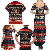 Merry Wet Nosemas Family Matching Summer Maxi Dress and Hawaiian Shirt Christmas Husky - Wonder Print Shop