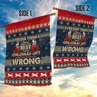 Merry Wet Nosemas Garden Flag Christmas Husky - Wonder Print Shop