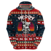 Merry Wet Nosemas Hoodie Christmas Husky - Wonder Print Shop
