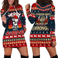 Merry Wet Nosemas Hoodie Dress Christmas Husky - Wonder Print Shop