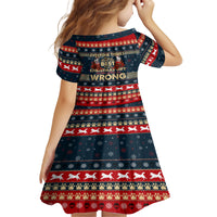 Merry Wet Nosemas Kid Short Sleeve Dress Christmas Husky - Wonder Print Shop