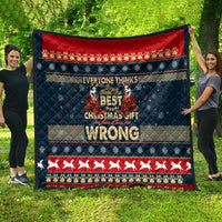 Merry Wet Nosemas Quilt Christmas Husky - Wonder Print Shop