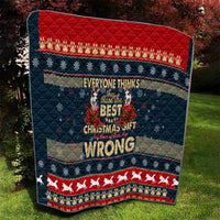 Merry Wet Nosemas Quilt Christmas Husky - Wonder Print Shop