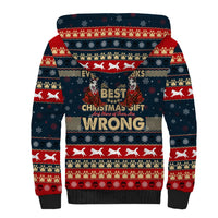 Merry Wet Nosemas Sherpa Hoodie Christmas Husky - Wonder Print Shop