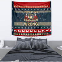 Merry Wet Nosemas Tapestry Christmas Husky - Wonder Print Shop