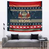 Merry Wet Nosemas Tapestry Christmas Husky - Wonder Print Shop