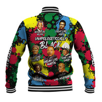 Unapologetically Black Baseball Jacket Civil Rights Leaders - Wonder Print Shop