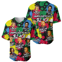 Unapologetically Black Baseball Jersey Civil Rights Leaders - Wonder Print Shop