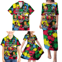 Unapologetically Black Family Matching Puletasi and Hawaiian Shirt Civil Rights Leaders - Wonder Print Shop