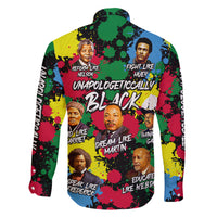 Unapologetically Black Family Matching Short Sleeve Bodycon Dress and Hawaiian Shirt Civil Rights Leaders - Wonder Print Shop