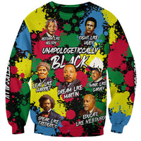 Unapologetically Black Sweatshirt Civil Rights Leaders - Wonder Print Shop