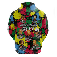 Unapologetically Black Zip Hoodie Civil Rights Leaders - Wonder Print Shop