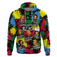 Unapologetically Black Zip Hoodie Civil Rights Leaders - Wonder Print Shop