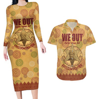 We Out 1849 African-American Couples Matching Long Sleeve Bodycon Dress and Hawaiian Shirt Harriet Tubman - Wonder Print Shop