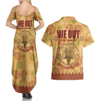 We Out 1849 African-American Couples Matching Summer Maxi Dress and Hawaiian Shirt Harriet Tubman - Wonder Print Shop