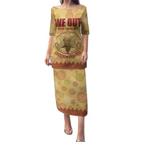 We Out 1849 African-American Family Matching Puletasi and Hawaiian Shirt Harriet Tubman - Wonder Print Shop