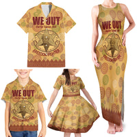 We Out 1849 African-American Family Matching Tank Maxi Dress and Hawaiian Shirt Harriet Tubman - Wonder Print Shop