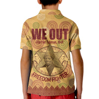 We Out 1849 African-American Kid Polo Shirt Harriet Tubman - Wonder Print Shop