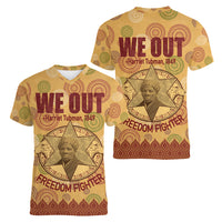 We Out 1849 African-American Women V Neck T Shirt Harriet Tubman - Wonder Print Shop