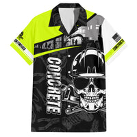Concrete Finisher Skull on Site Hawaiian Shirt - Wonder Print Shop