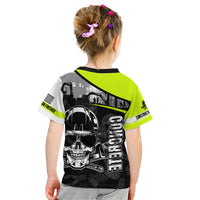 Concrete Finisher Skull on Site Kid T Shirt - Wonder Print Shop