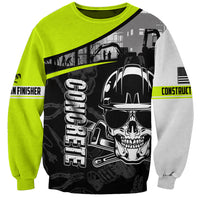 Concrete Finisher Skull on Site Sweatshirt - Wonder Print Shop