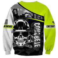 Concrete Finisher Skull on Site Sweatshirt - Wonder Print Shop