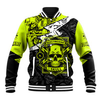 Personalised Electricians Skull Baseball Jacket - Wonder Print Shop