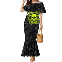 Personalised Electricians Skull Mermaid Dress - Wonder Print Shop