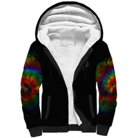 LGBT Rockin The Rainbow Life Skull Sherpa Hoodie - Wonder Print Shop