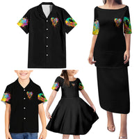 LGBT Family Matching Puletasi Dress and Hawaiian Shirt Love Is Love Pride - Wonder Print Shop