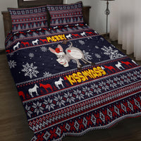 Funny Donkeys Christmas Quilt Bed Set Merry Kissmyass - Wonder Print Shop