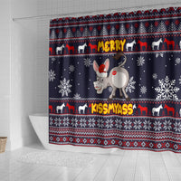 funny-donkeys-christmas-shower-curtain-merry-kissmyass