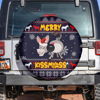 Funny Donkeys Christmas Spare Tire Cover Merry Kissmyass - Wonder Print Shop