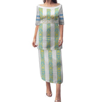Argentina Football 2024 Family Matching Puletasi and Hawaiian Shirt The White and Sky Blue - Wonder Print Shop