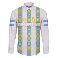 Argentina Football 2024 Family Matching Summer Maxi Dress and Hawaiian Shirt The White and Sky Blue - Wonder Print Shop